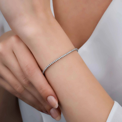 Tamtur Yüzük + Su Yolu Bileklik + Küpe Set 925 ayar Gümüş