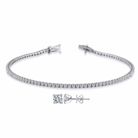 Su Yolu Bileklik + Küpe Set 925 Ayar Gümüş